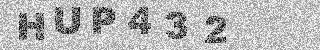 Confirmation code